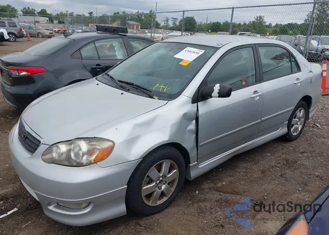 2007 Toyota Corolla S из США, поврежденный, VIN 2T1BR32E67C849199